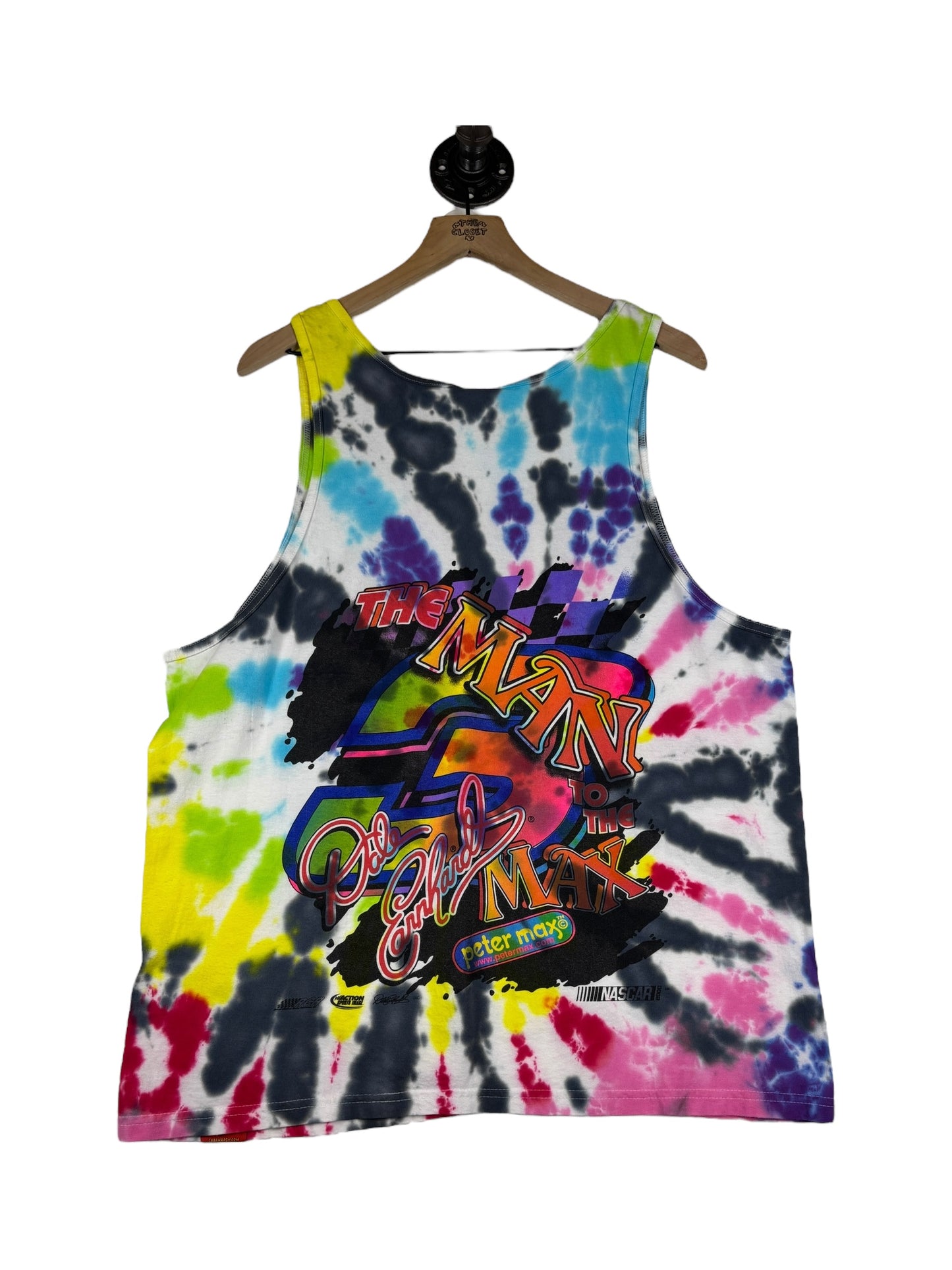 (XL) Vintage Dale Earnhardt Tiedey Tank Top #6
