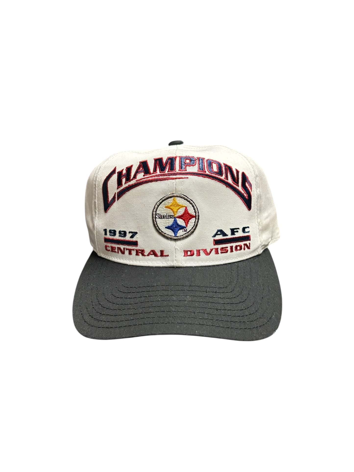 1997 Steelers Central Div Champs Snapback Hat