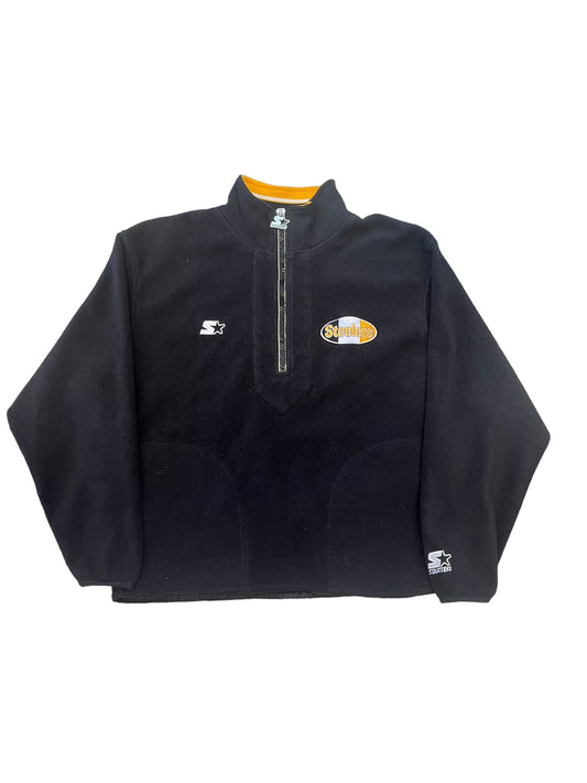 (M) Vintage Steelers 1/2 Zip Fleece
