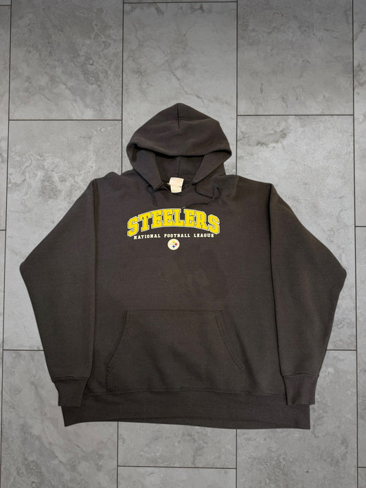 (XL) Vintage Y2K Steelers NFL Hoodie