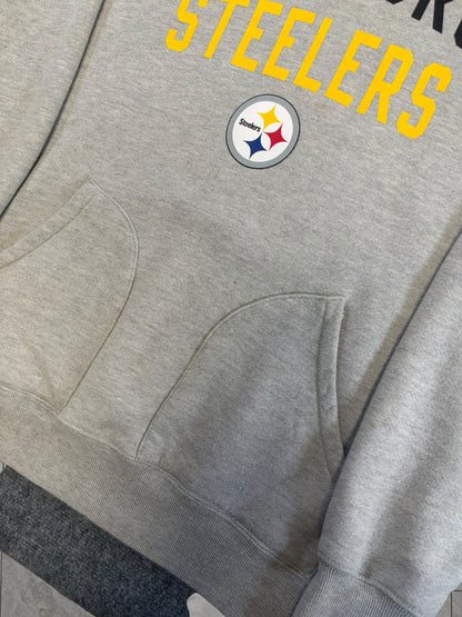 (XL) Vintage Y2K Steelers Graphic Hoodie