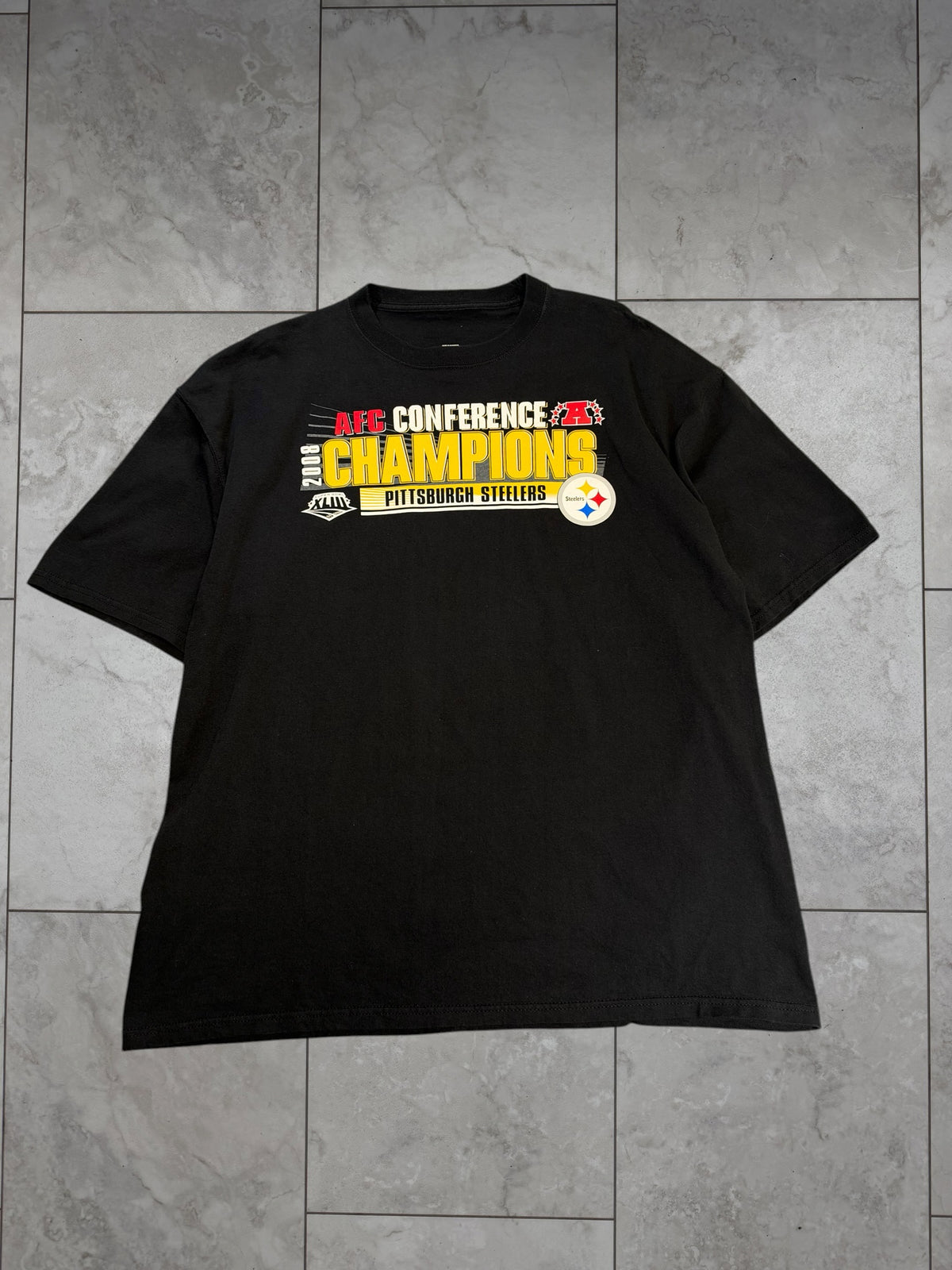 (XXL) 2008 Steelers AFC Conference Champions Tee