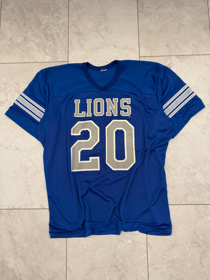 (XL) Vintage 80's Detroit Lions  #20 Jersey