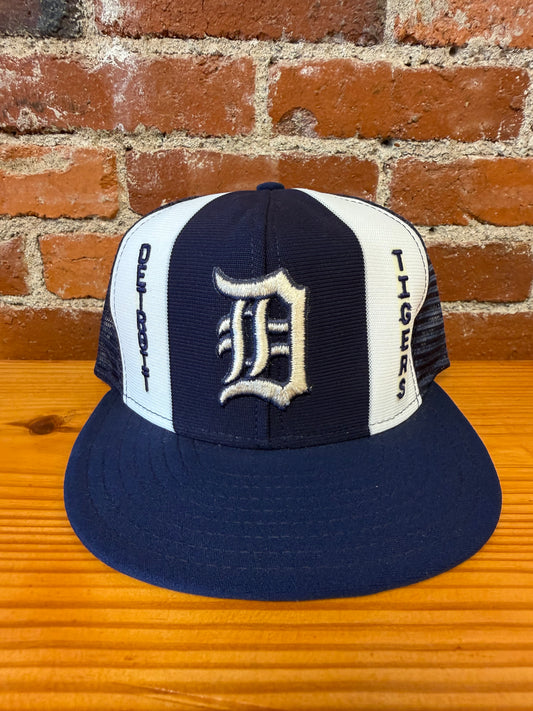 Vintage Detroit Tigers  AJD Lucky Stripes Trucker Hat - NEW