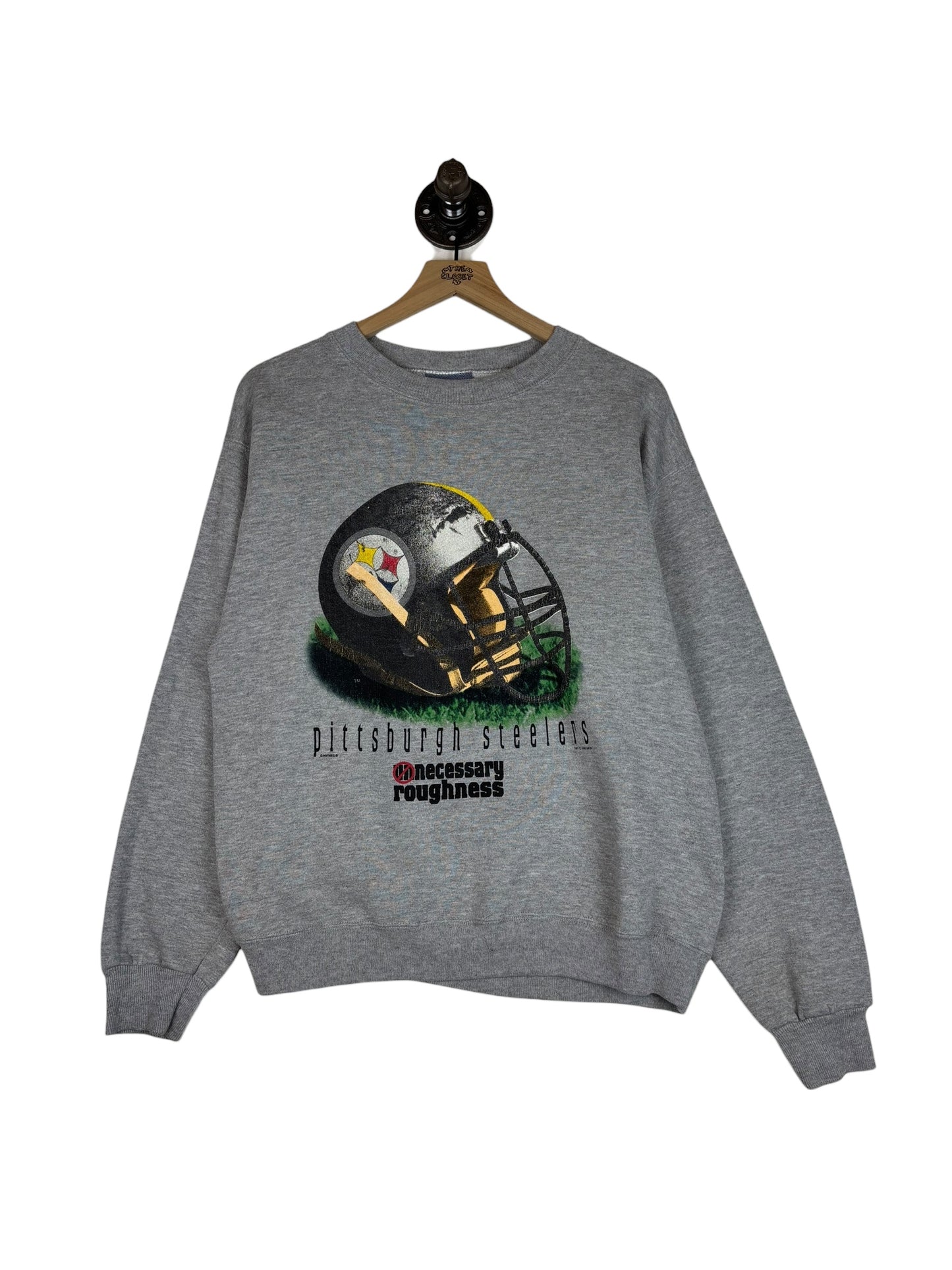 (M/L) 1995 Steelers Unnecessary Roughness Crewneck