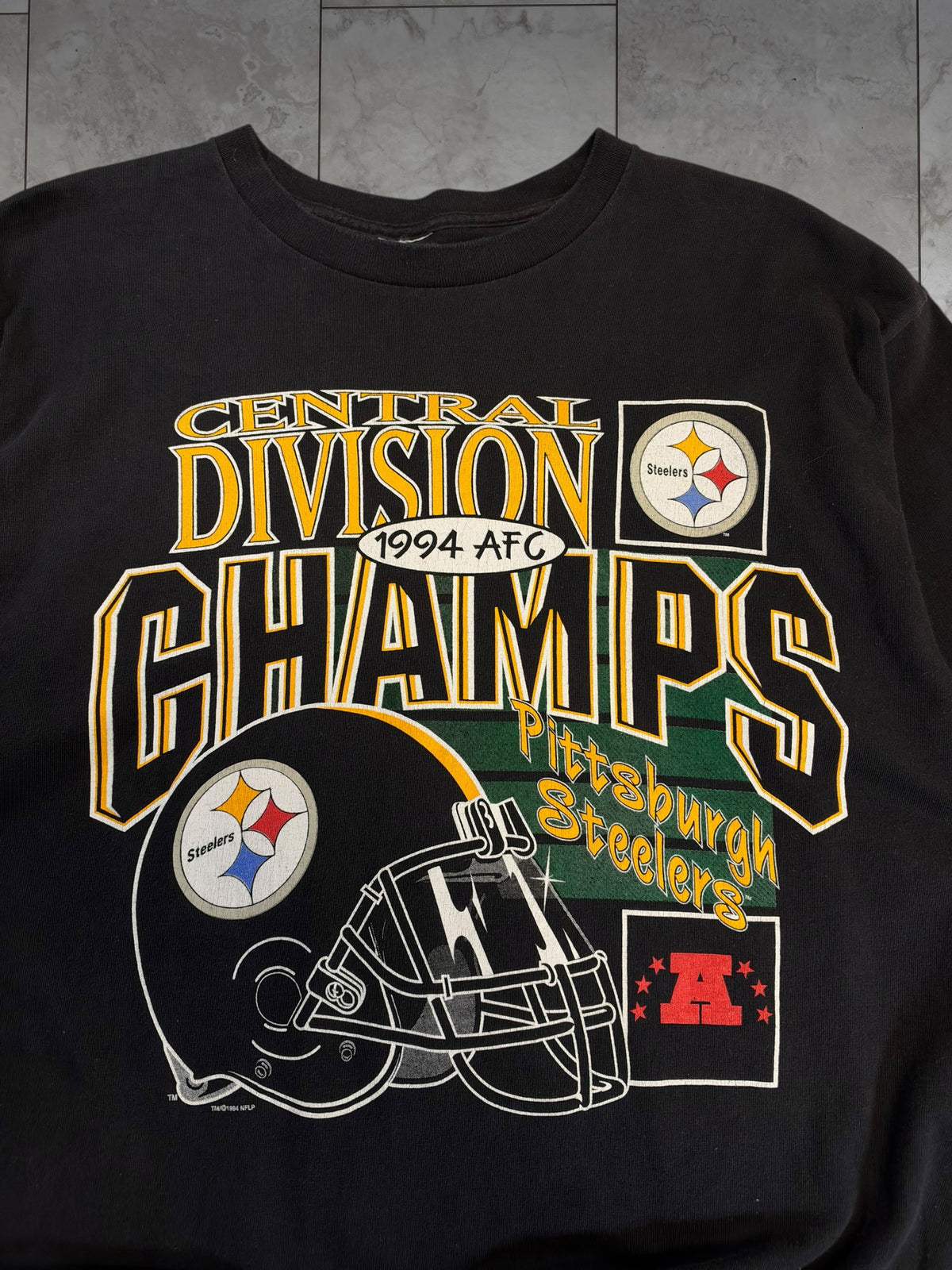 (XL) 1994 Steelers AFC Champs Starter Graphic Tee