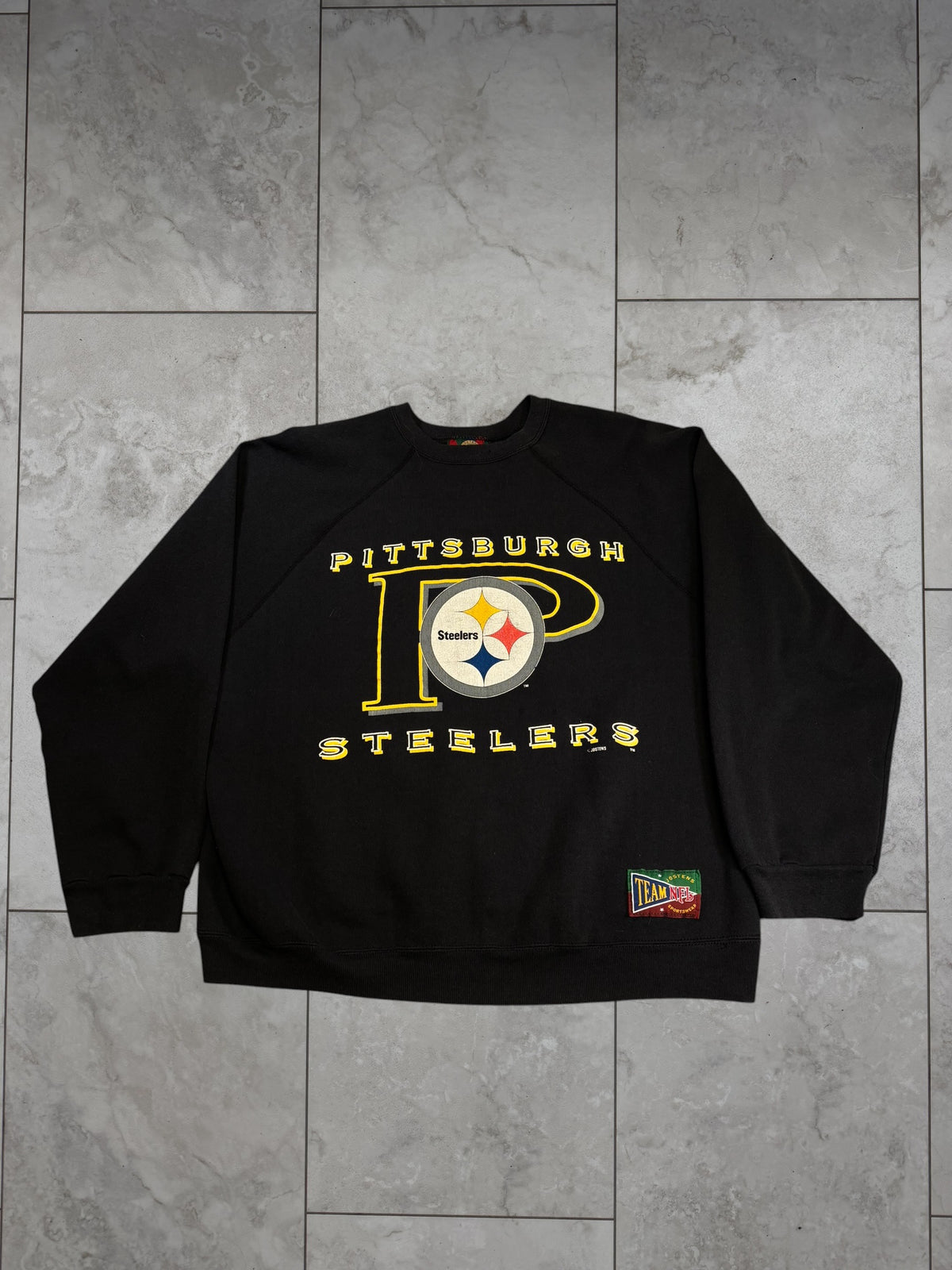 (XL/XXL) Vintage 90s Steelers Jostens Graphic Crewneck