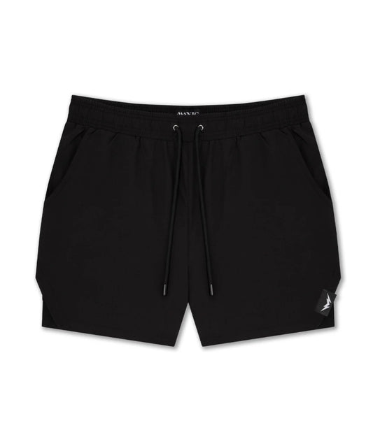 Manic Black Performance Shorts (With Liner)