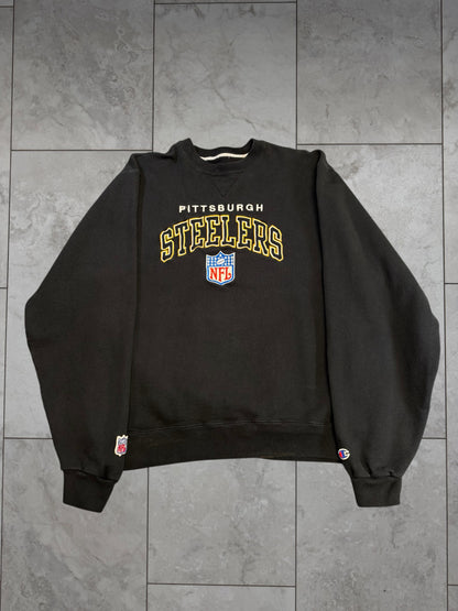 (M) Vintage 90's Steelers Embroidered Champion Crewneck