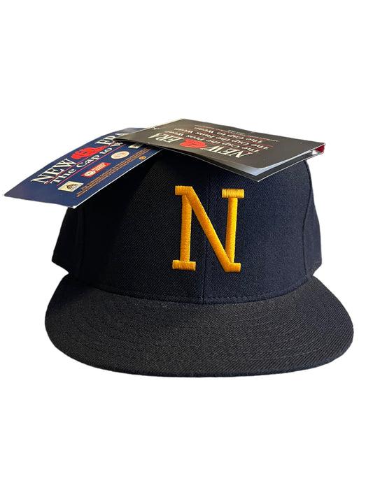 Vintage Navy Fitted Hat 7 1/8 Brand New