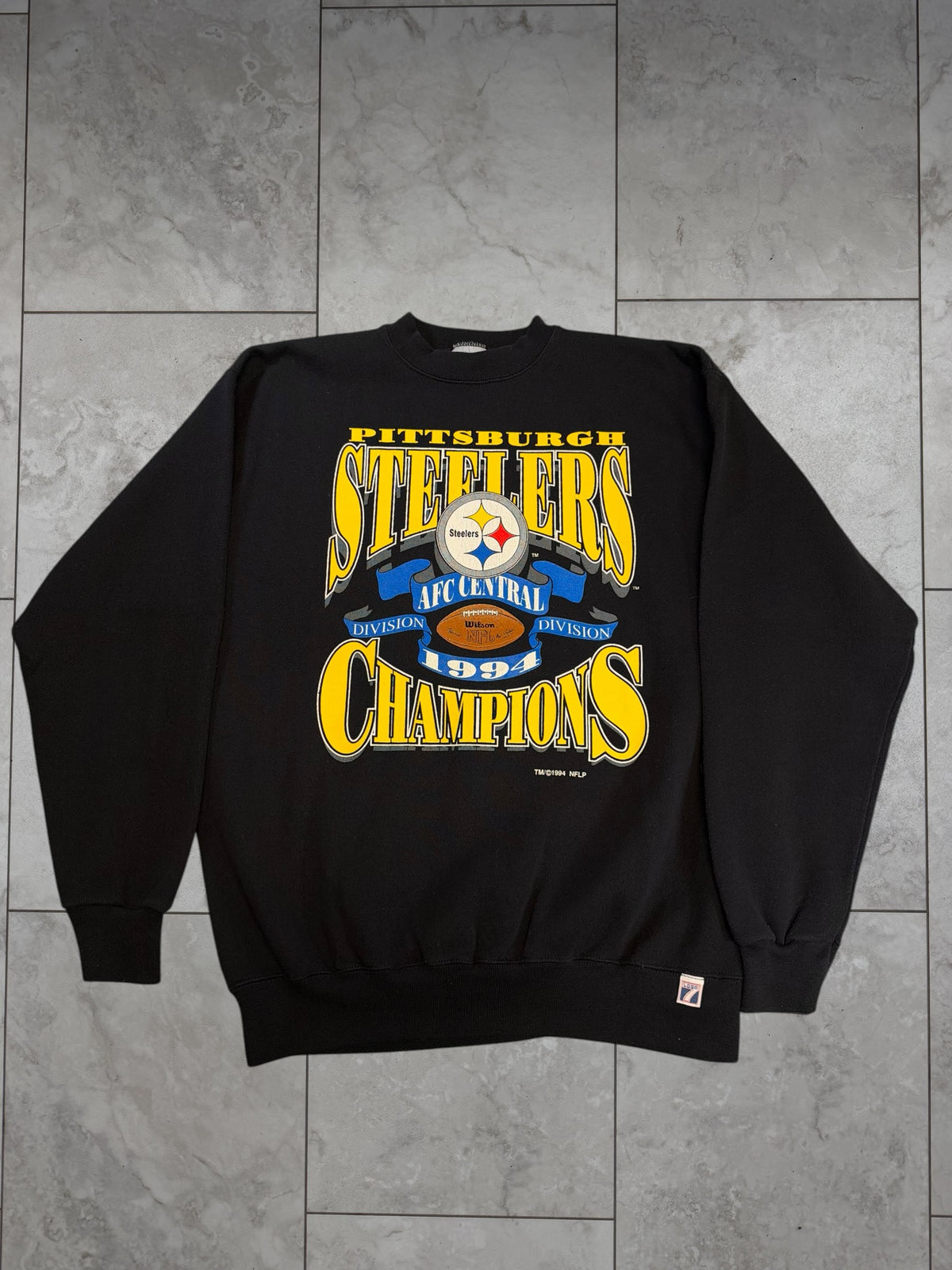 (L) 1994 Steelers AFC Central Div Champs Crewneck