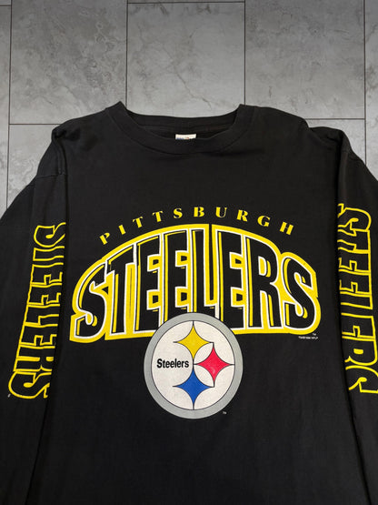 (XL) 1996 Steelers Graphic Longsleeve Shirt