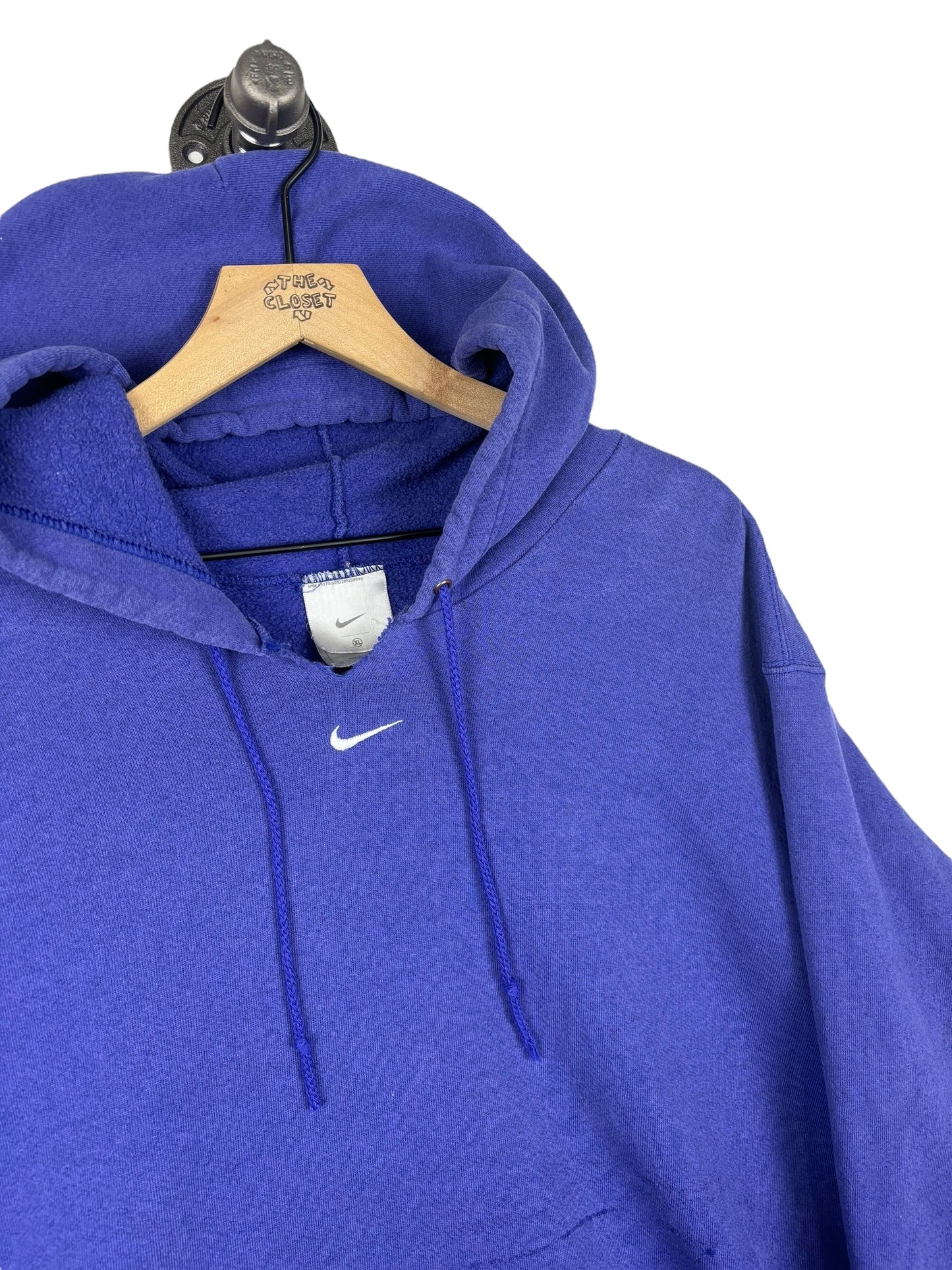 (XXL) Vintage Nike Purple Center Swoosh Hoodie