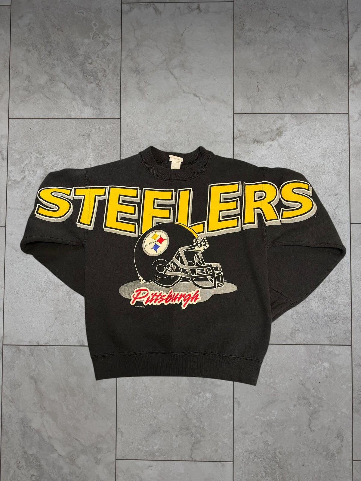 (XS) 1995 Steelers Spellout Crewneck