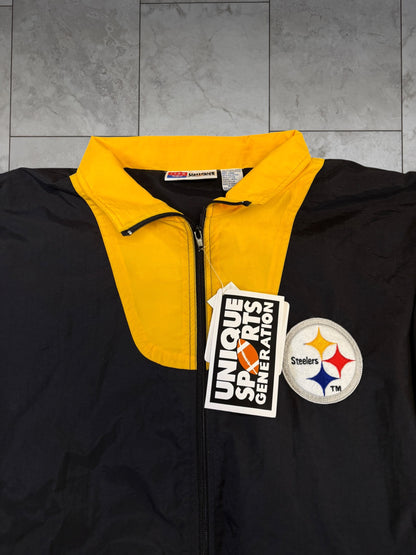 (XL) Vintage 90s Steelers Full Zip Jacket - BRAND NEW