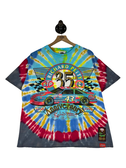 (L) 1992 Richard Petty Racing Tiedye Tee #31