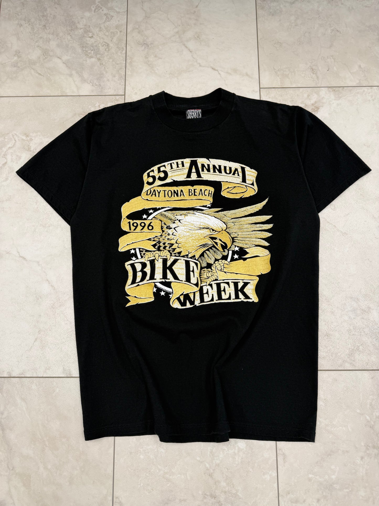 (L) 1996 55th Annual Daytona Beach Bike Week Graphic Tee