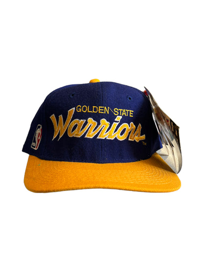 Vintage Golden State Warriors Fitted Hat 6 7/8 Brand New