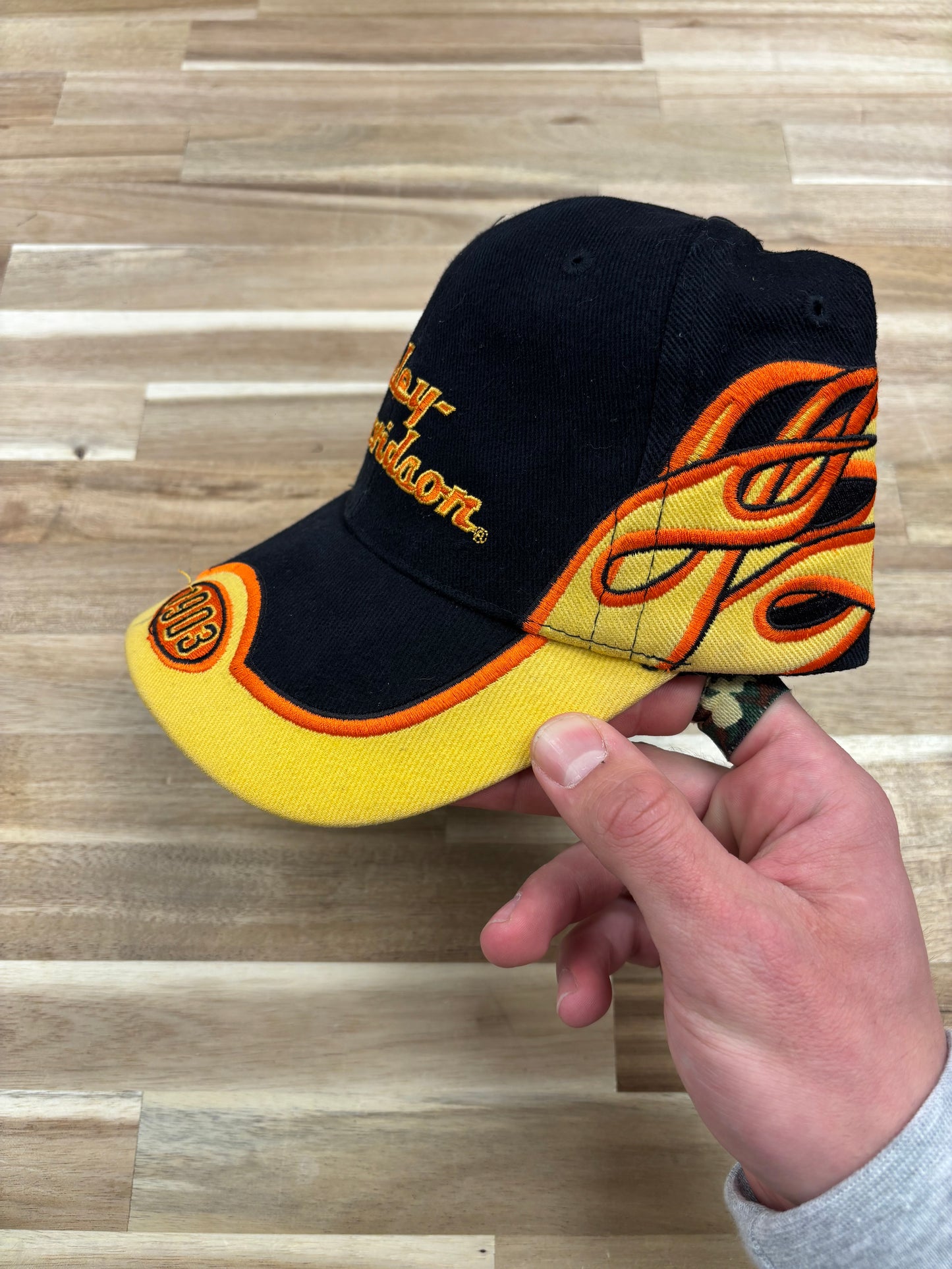 Vintage Harley Davidson Strap-back  Hat