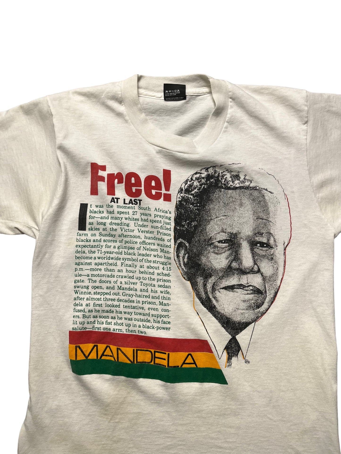(S) Vintage Nelson Mandela Tee