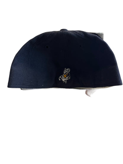 Vintage Navy Fitted Hat 7 1/8 Brand New