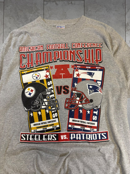 (L) 2001 Steelers vs Patriots AFC Championship Tee