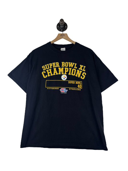 (L) 2006 Steelers Super Bowl XL Champs Tee