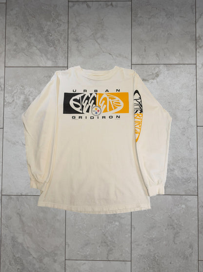 (S) 1999 Steelers Grid Iron L/S Shirt