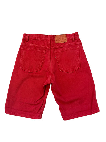 (32W) 1995 Red Jean Shorts