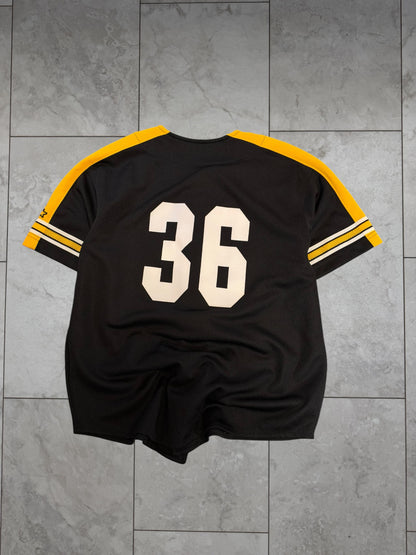 (Kids L / Womens S) Vintage 90's Steelers Baseball Jersey