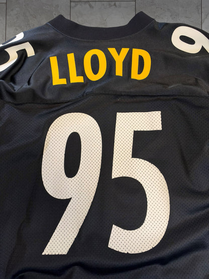 (XXL) Vintage 90's Steelers Greg Lloyd #95 Nike Jersey