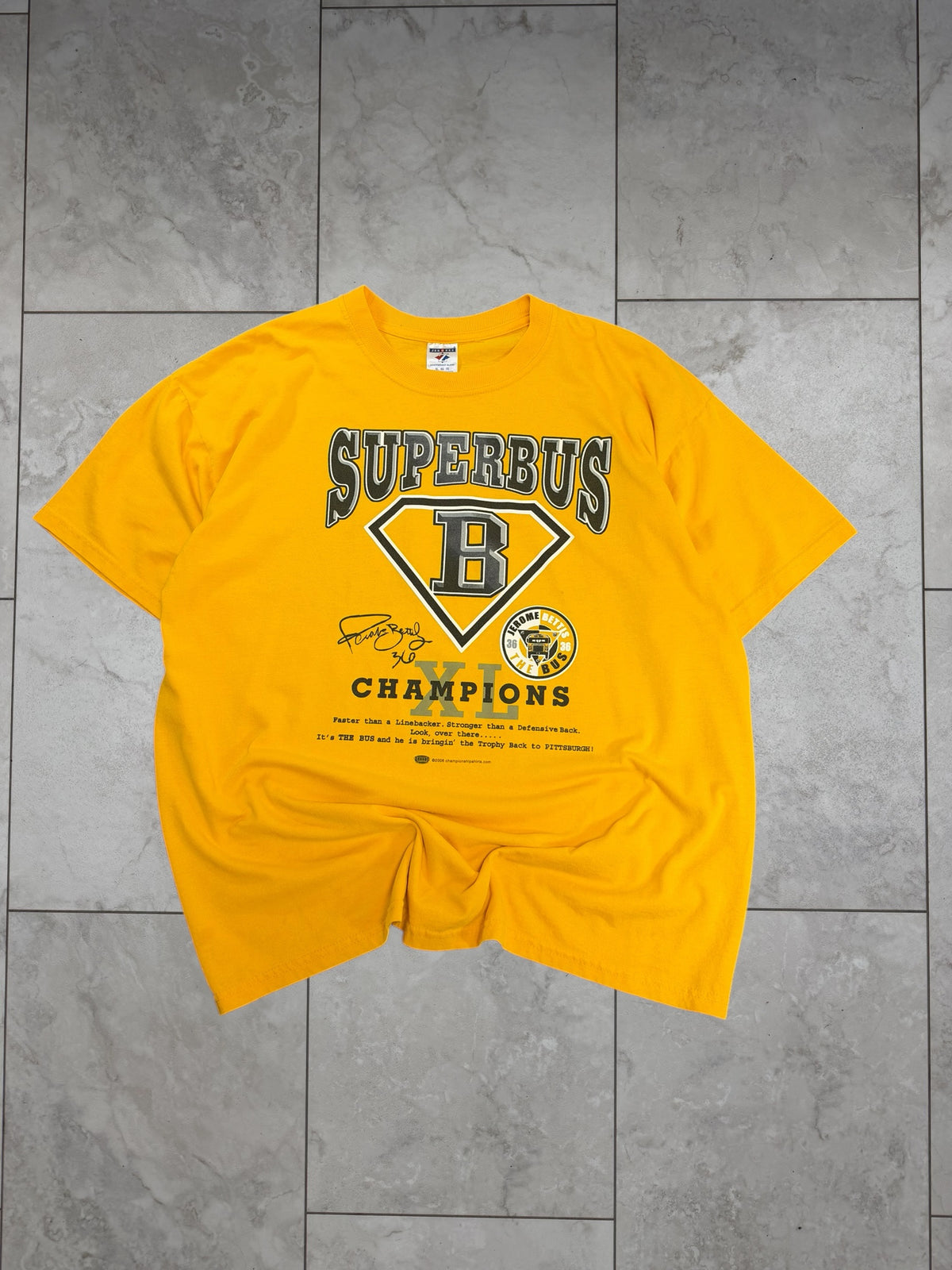 (XL) 2006 Steelers Superbus Tee