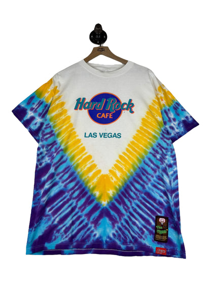 (XL) Vintage Hard Rock Café Las Vegas Tiedye Tee #13