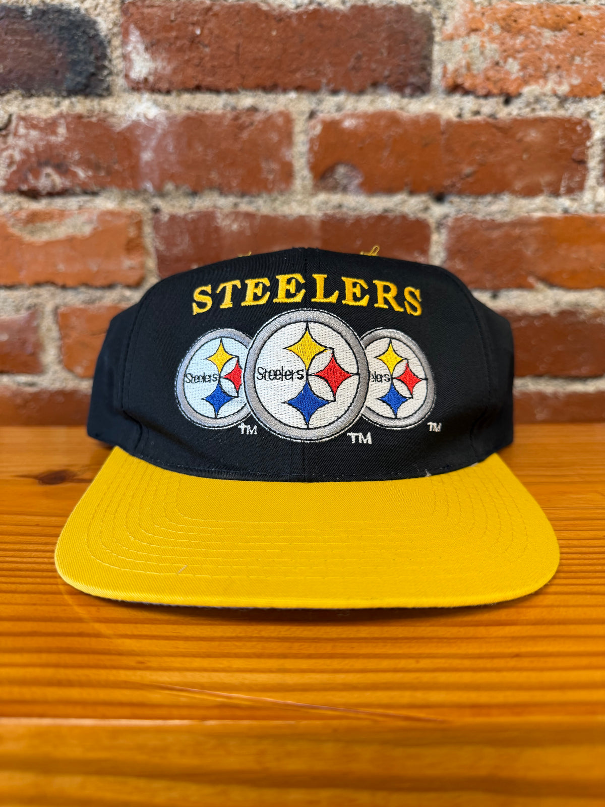 Vintage 90’s Steelers Team NFL Triple Logo Snapback