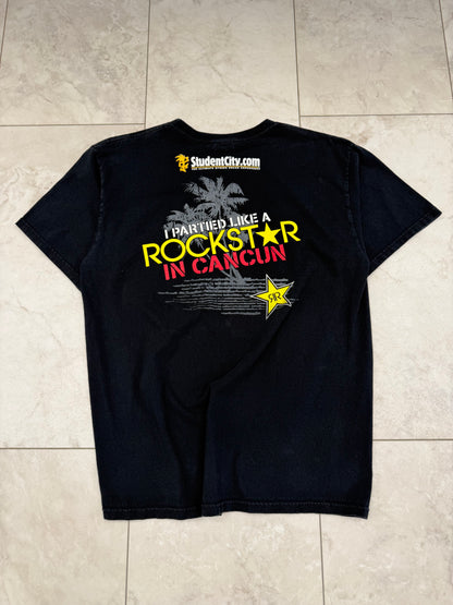 (L) Vintage Y2K Rockstar Energy Drink Graphic Tee