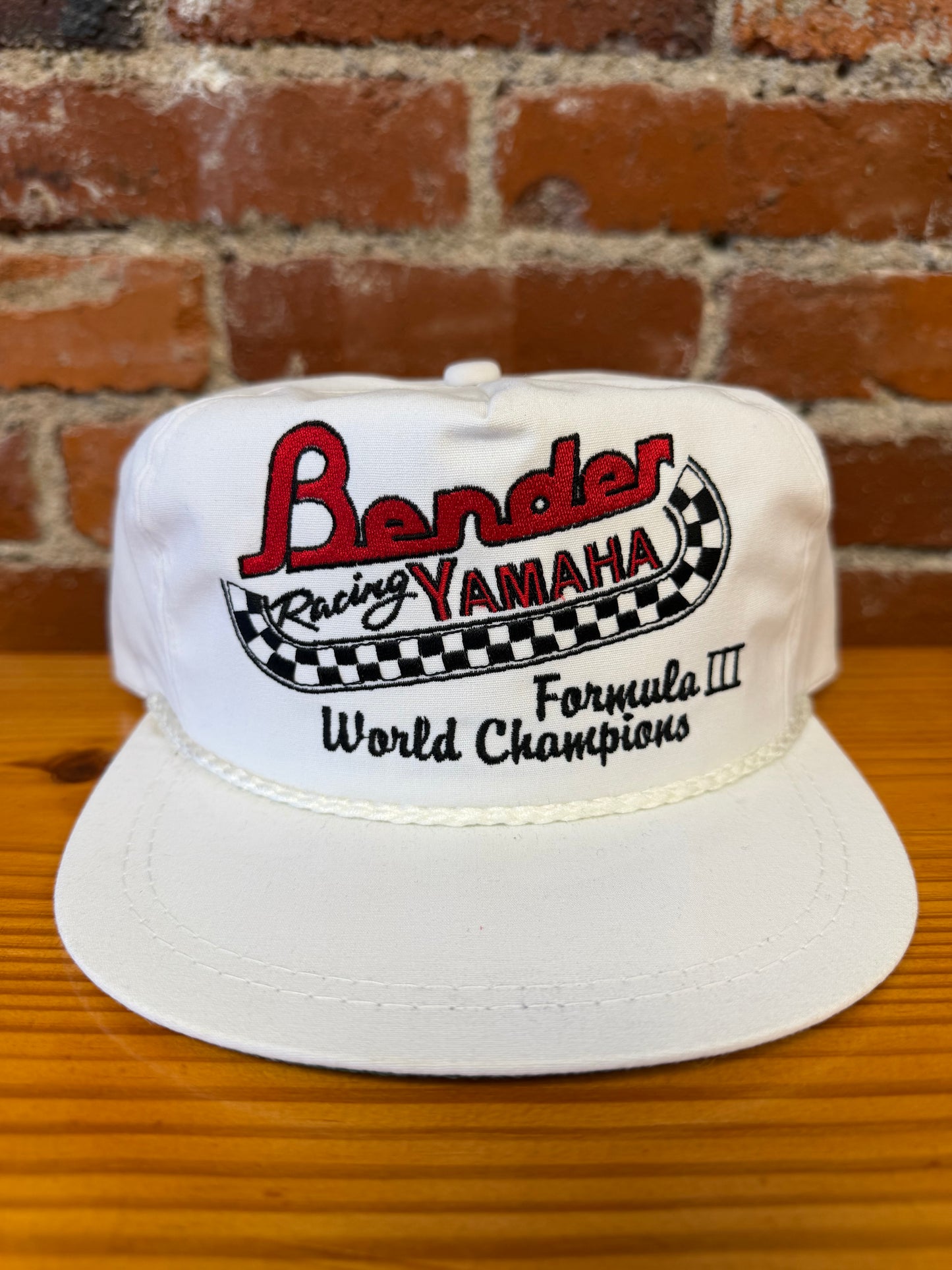 Vintage Bender Racing Yamaha Formula III Champs Hat - NEW