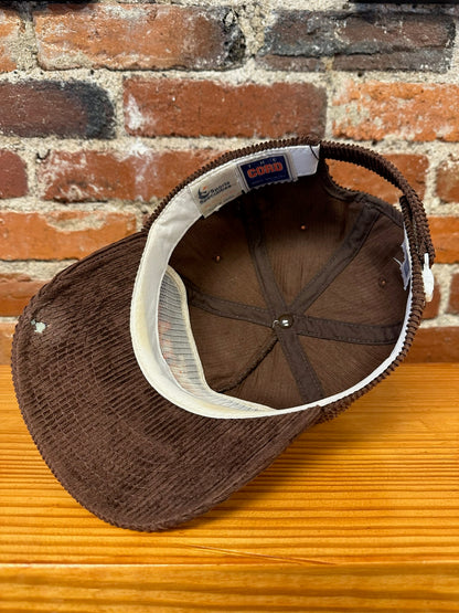Vintage Cleveland Browns Single Line Script Corduroy Hat