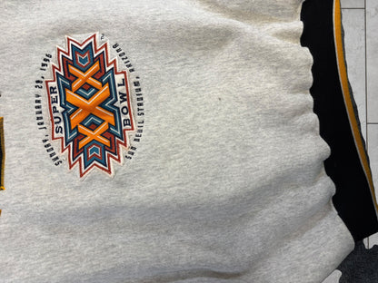 (XXL) 1995 Steelers Superbowl XXX Spellout Crewneck