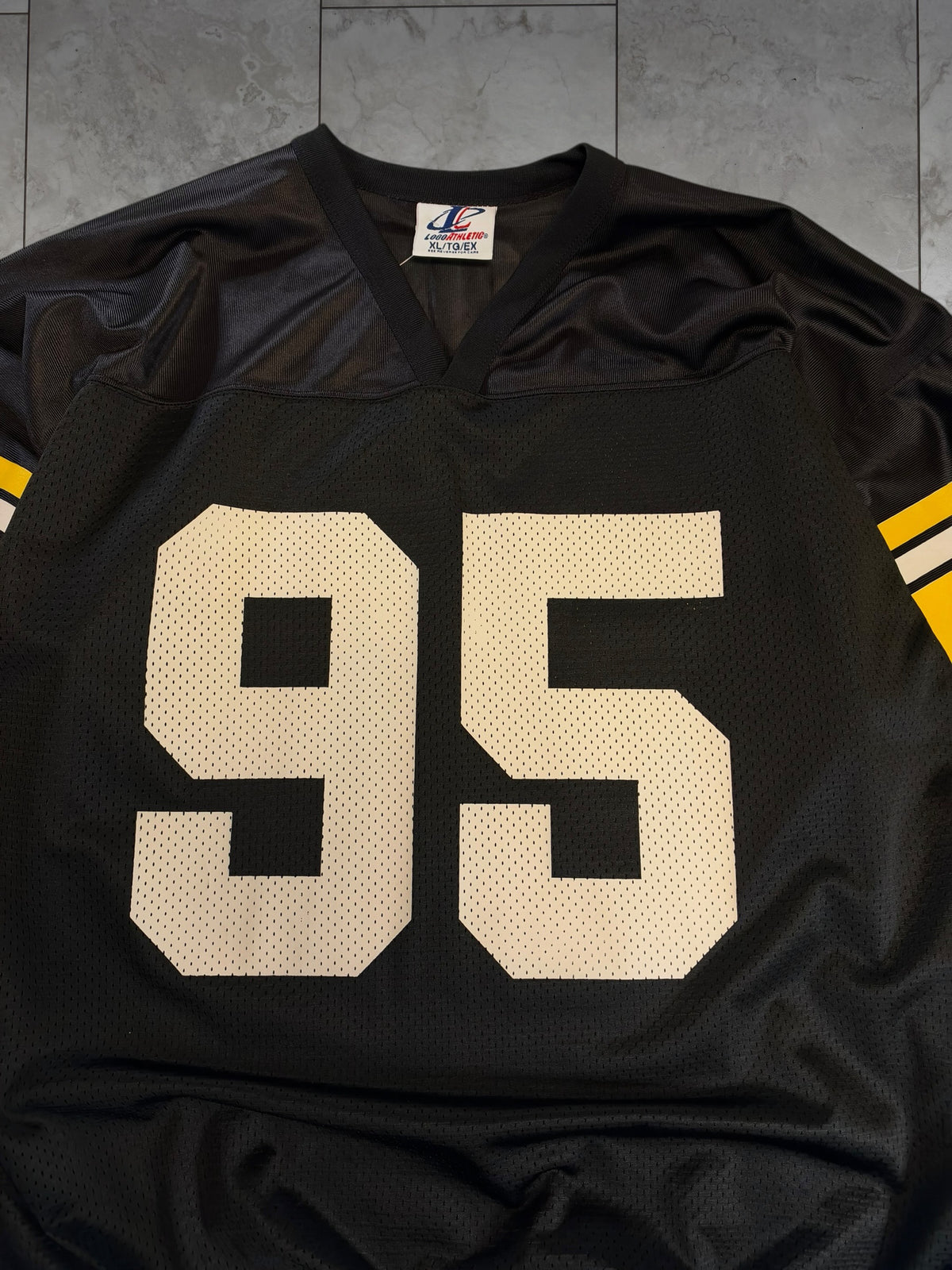 (XXL) Vintage 90's Steelers Greg Lloyd #95 Logo Athletic  Jersey