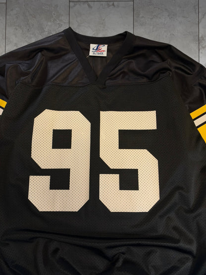 (XXL) Vintage 90's Steelers Greg Lloyd #95 Logo Athletic  Jersey