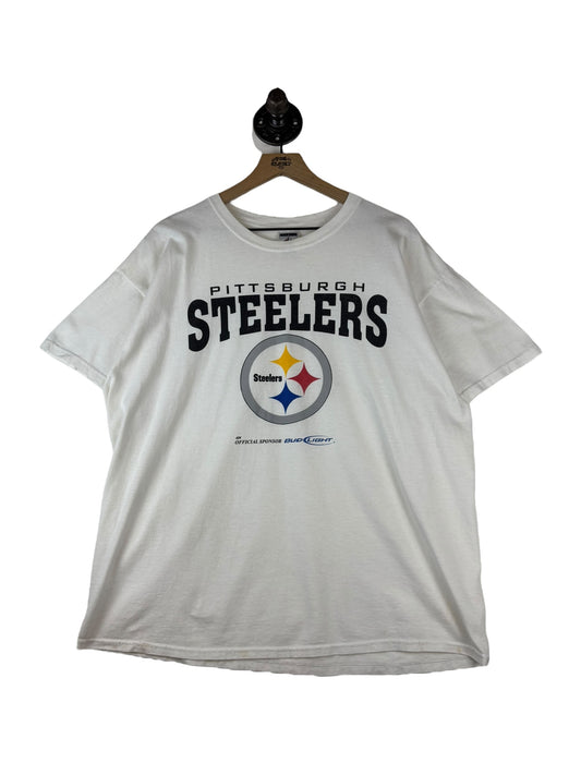 (XL) Vintage Y2K Steelers Bud Light Boxy Tee