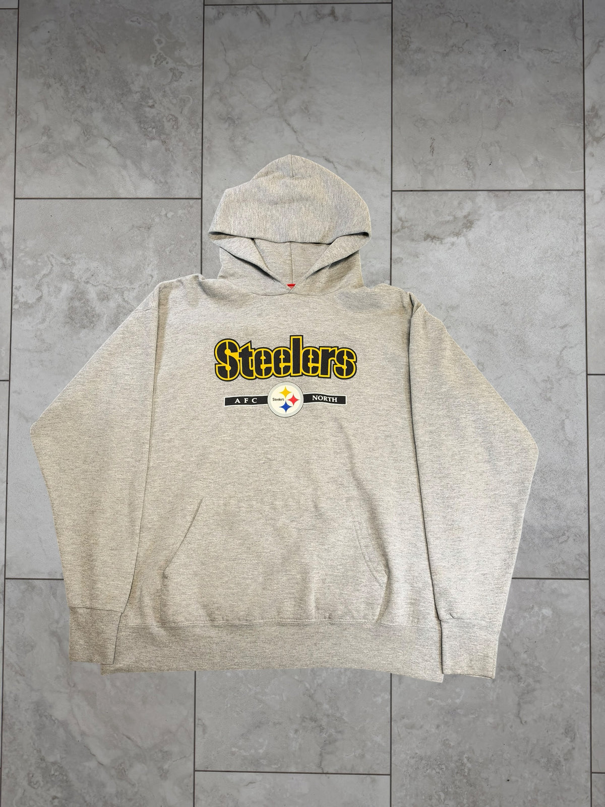 (L) Vintage Y2K Steelers AFC North Hoodie
