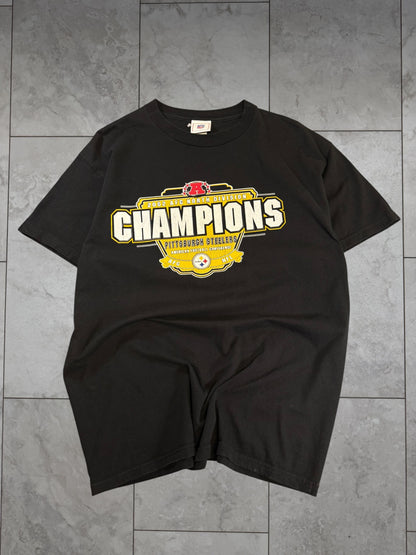 (L) 2002 Steelers AFC North Champs Tee
