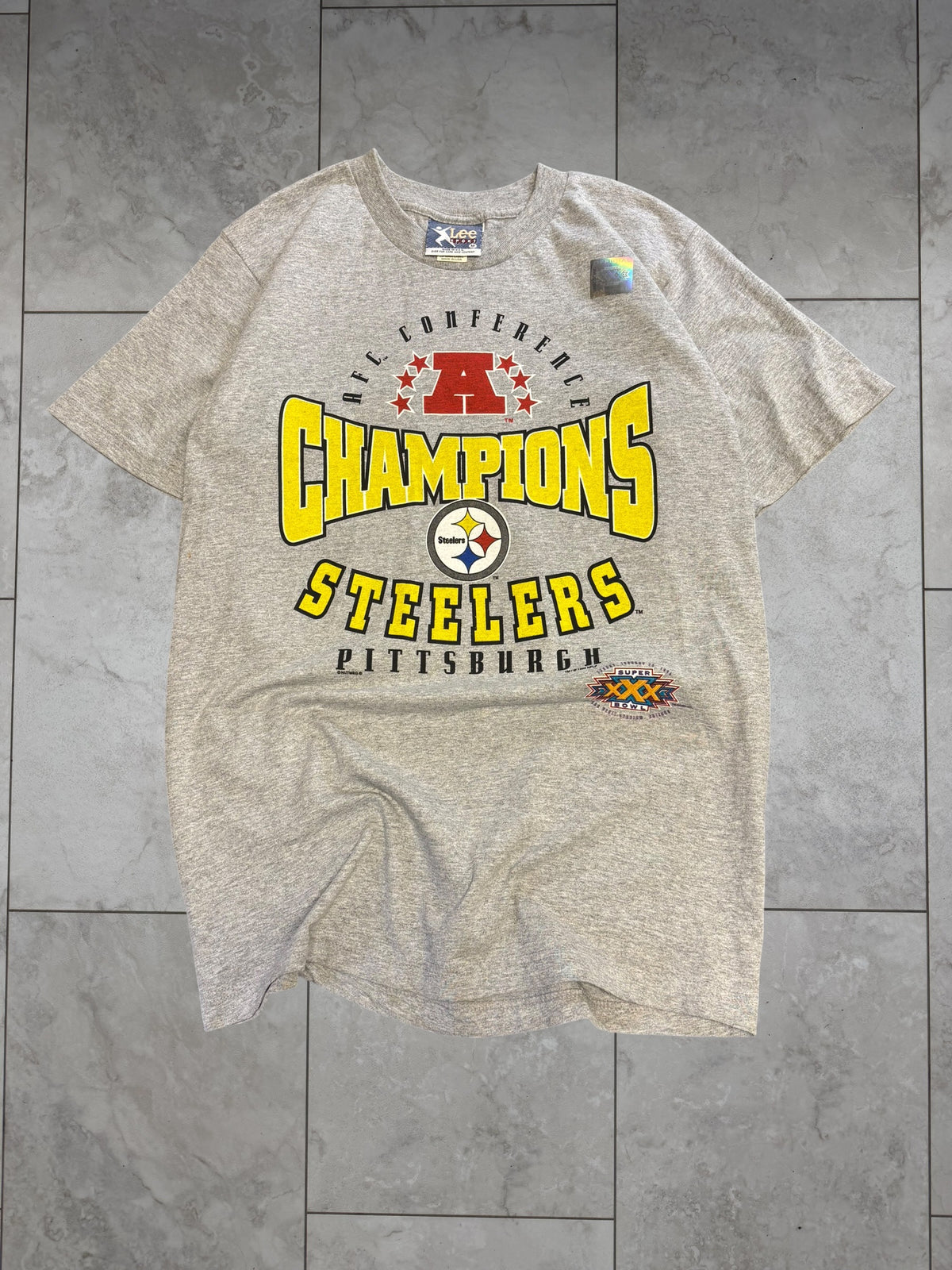 (M) 1995 Steelers AFC Champs Tee - NEW