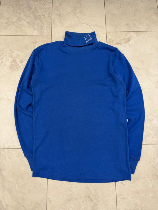 (L) Vintage 90’s Detroit Lions Embroidered Turtleneck Long-sleeved Shirt