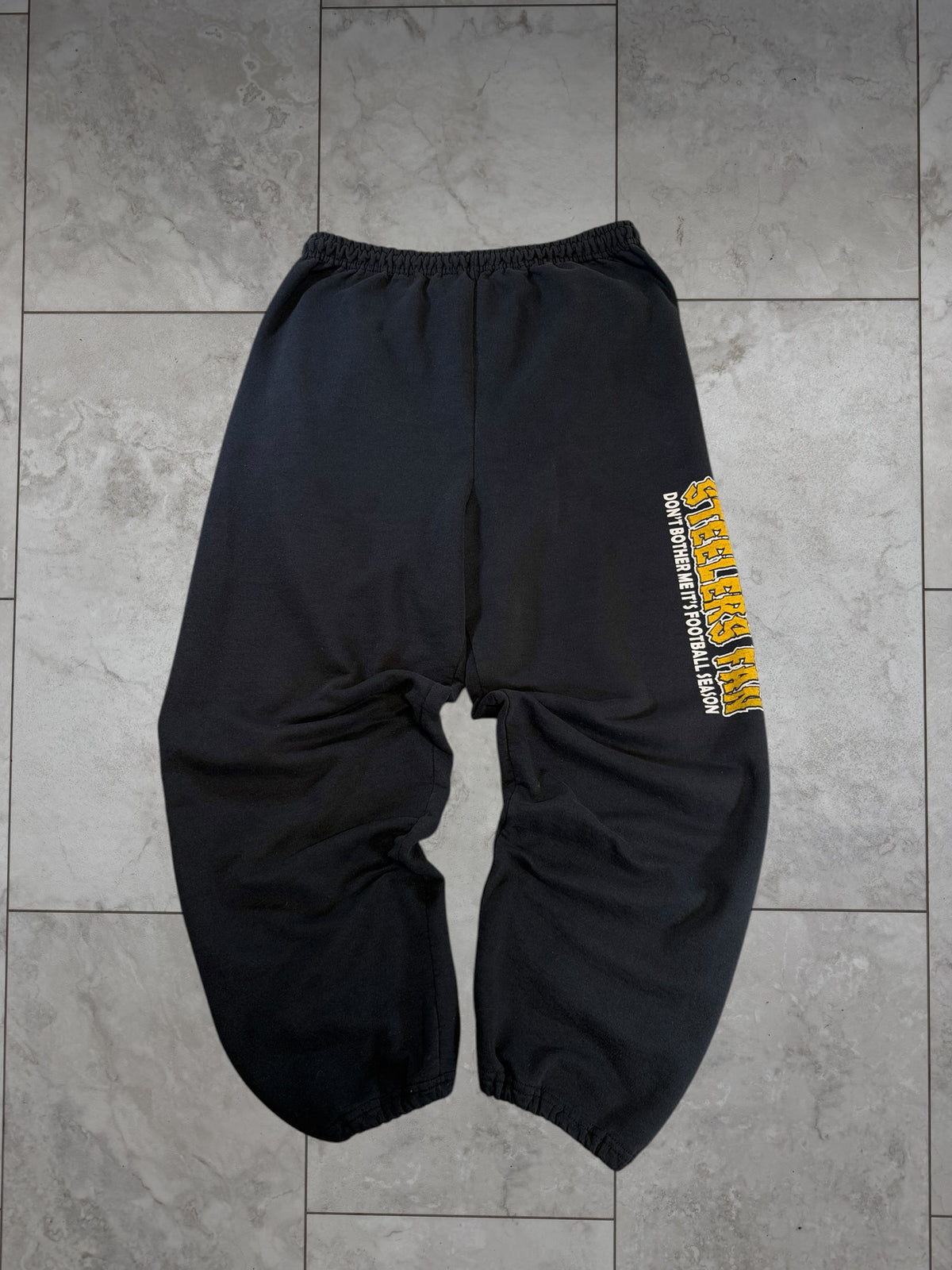 (L) Vintage Y2K Steelers Fan Sweatpants