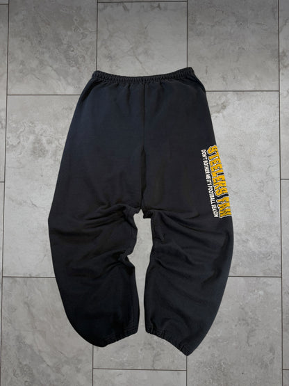 (L) Vintage Y2K Steelers Fan Sweatpants