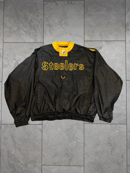 (XL) Vintage 90's Steelers Game Day LW Pullover Jacket