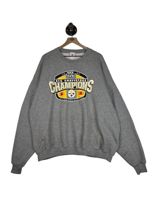 (3XL) 2006 Steelers AFC Conference Champs Crewneck