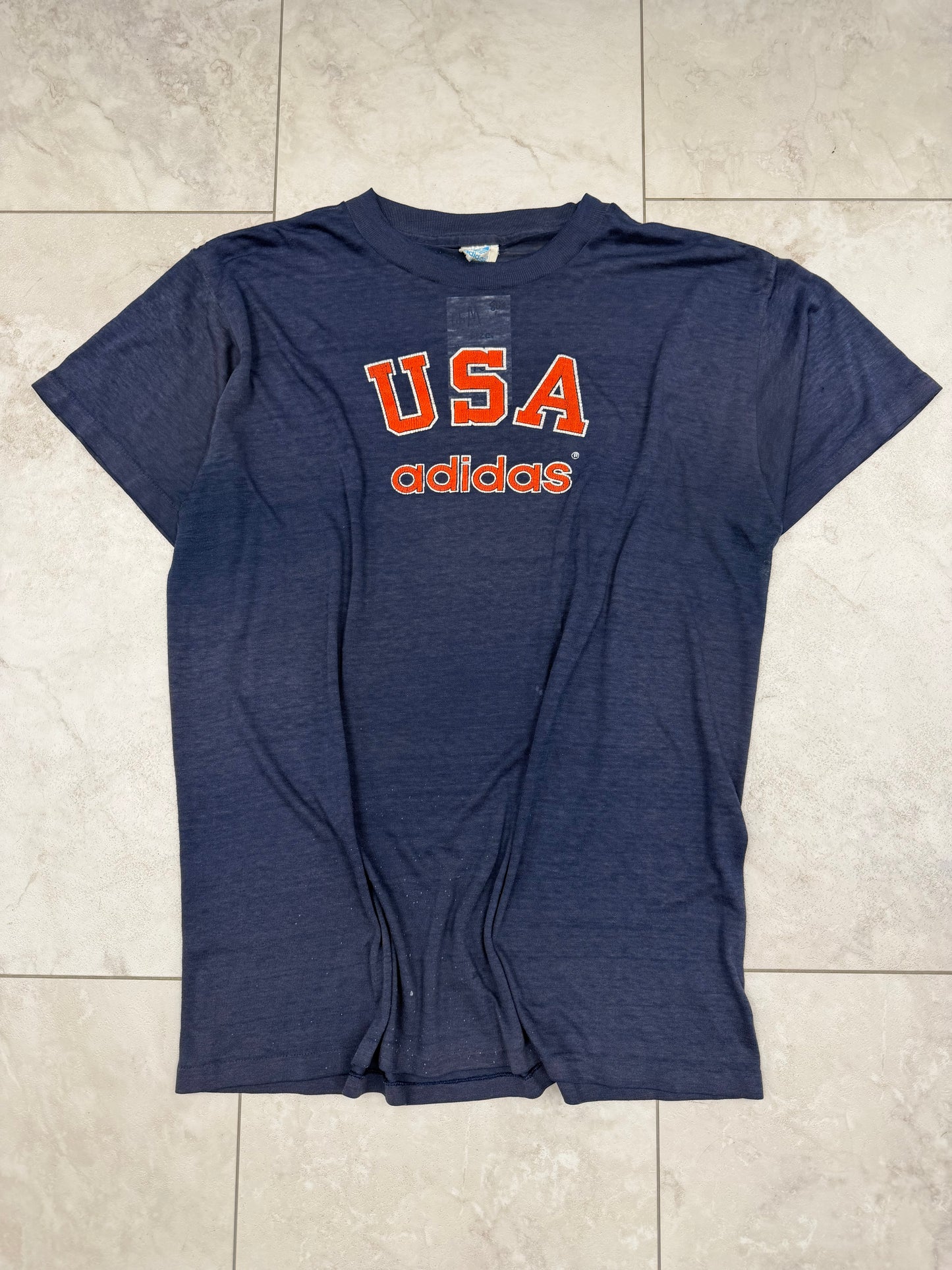 (M) Vintage 80’s USA Adidas Tee